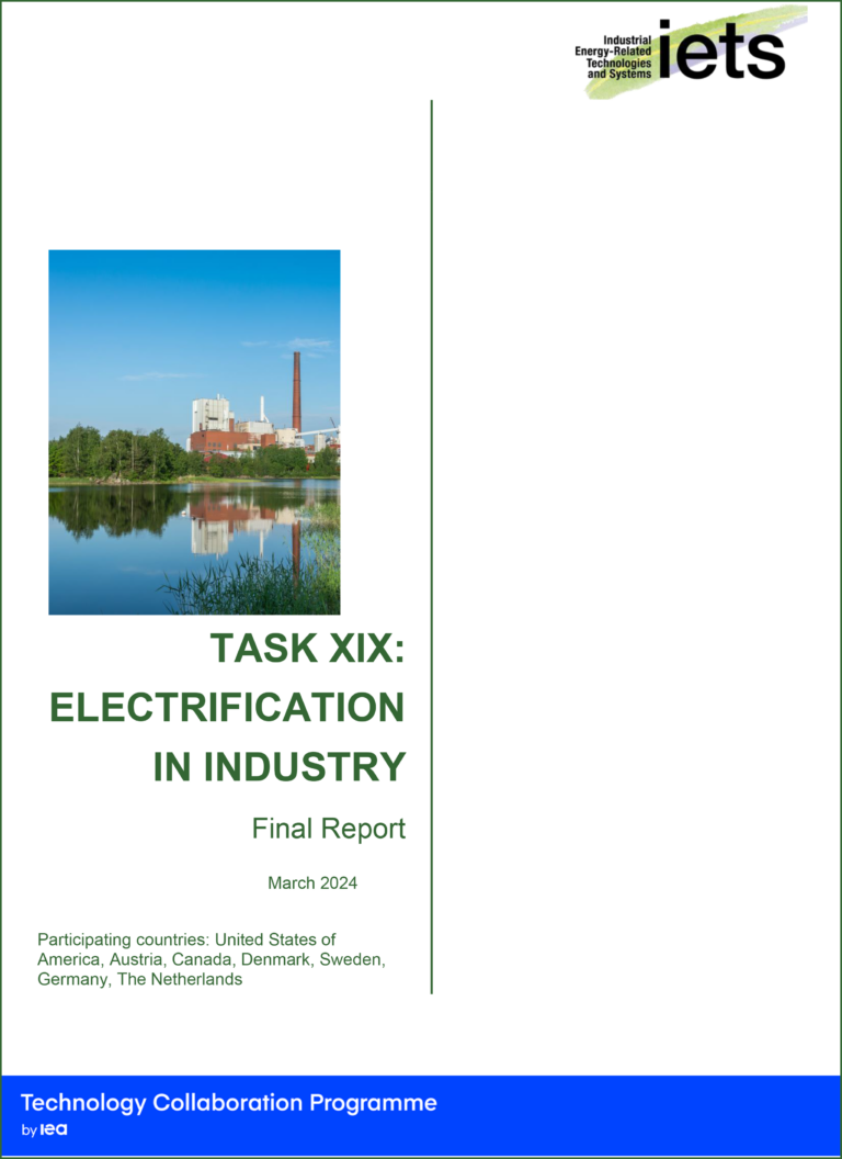 Final Report: Electrification in Industry | IETS